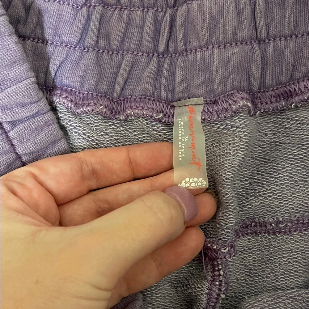 EUC! Free People/Free People Movement Lavender Athletic Shorts, Size XL - Picture 4 of 6